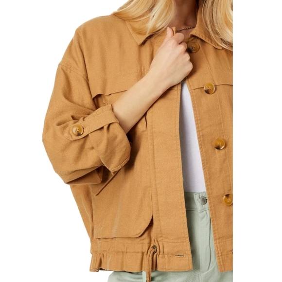 NWT Blank NYC Linen Utility Jacket - Picture 2 of 8